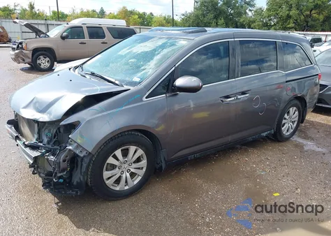 2015 Honda Odyssey Ex-L z USA, uszkodzony, nr VIN 5FNRL5H61FB004346